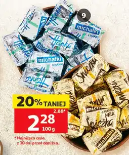 Auchan Cukierki Michałki z Hanki, wybrane smaki, lub trufle premium oferta