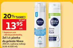 Auchan Żel lub pianka do golenia Nivea oferta