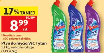 Auchan Płyn do mycia WC Tytan oferta