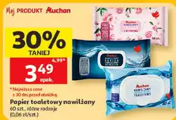 Auchan Papier toaletowy nawilżany oferta