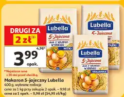 Auchan Makaron 5-jajeczny Lubella oferta