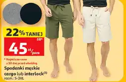 Auchan Spodenki męskie cargo lub interlock Inextenso oferta