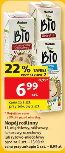 Auchan Napój roślinny Auchan Bio oferta