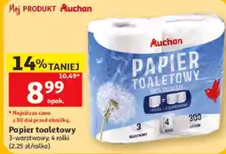 Auchan Papier toaletowy oferta
