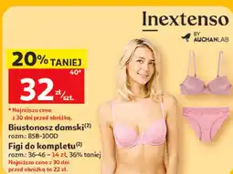 Auchan Biustonosz damski, Figi do kompletu Inextenso oferta