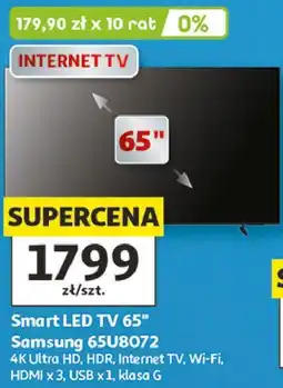 Auchan Smart LED TV 65 Samsung 65U8072 oferta