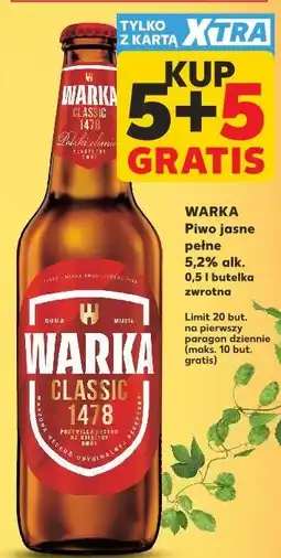 Kaufland Warka Piwo jasne pełne oferta