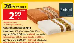 Auchan Ręcznik z dekoracyjną bordiurą Actuel oferta