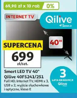 Auchan Smart LED TV 40 Qilive 40FS241/251 oferta