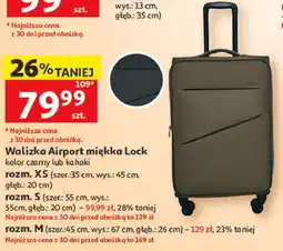 Auchan Walizka Airport miękka Lock oferta