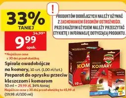 Auchan Arox Spirale owadobójcze na komary oferta