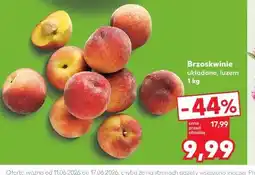 Kaufland Brzoskwinie układane, luzem oferta