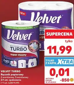 Kaufland Velvet Turbo Ręcznik papierowy oferta