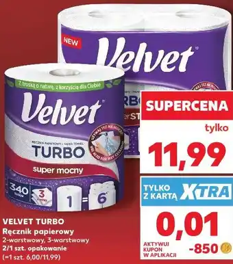Kaufland Velvet Turbo Ręcznik papierowy oferta