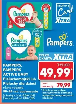Kaufland Pampers Pants lub Pieluchy dla dzieci oferta