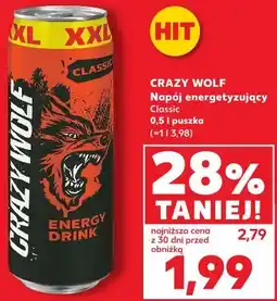 Kaufland CRAZY WOLF Napój energetyzujący Classic oferta