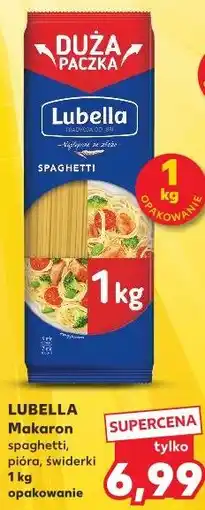 Kaufland Lubella Makaron spaghetti, pióra, świderki oferta