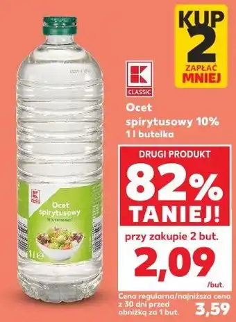 Kaufland K-Classic Ocet spirytusowy 10% oferta
