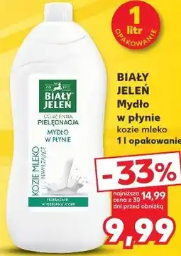 Kaufland Biały Jeleń Mydło w płynie oferta