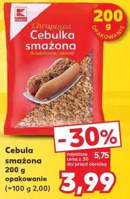 Kaufland Cebula smażona oferta
