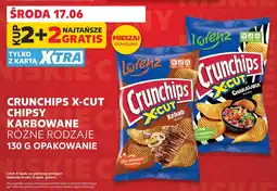 Kaufland Lorenz Crunchips X-Cut chipsy karbowane różne rodzaje oferta
