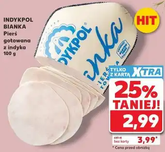 Kaufland INDYKPOL BIANKA Pierś gotowana z indyka oferta