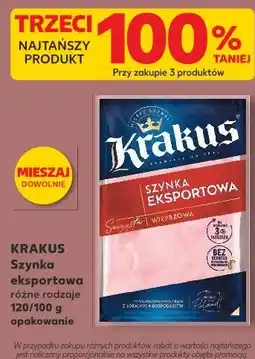 Kaufland Krakus Szynka eksportowa oferta