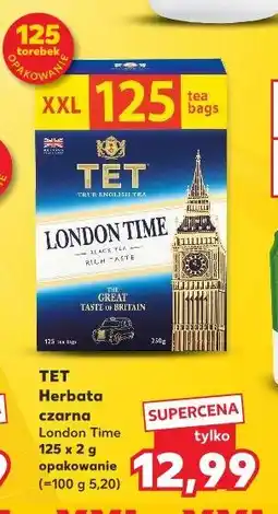 Kaufland TET Herbata czarna London Time oferta