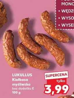 Kaufland LUKULLUS Kiełbasa myśliwska bez dodatku E oferta