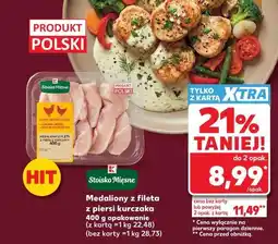 Kaufland Stoisko Mięsne Medaliony z fileta z piersi kurczaka oferta