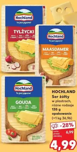 Kaufland HOCHLAND Ser żółty w plastrach oferta