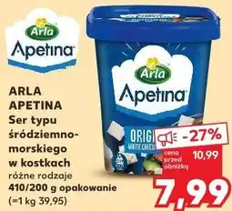 Kaufland ARLA APETINA Ser typu śródziemnomorskiego w kostkach oferta
