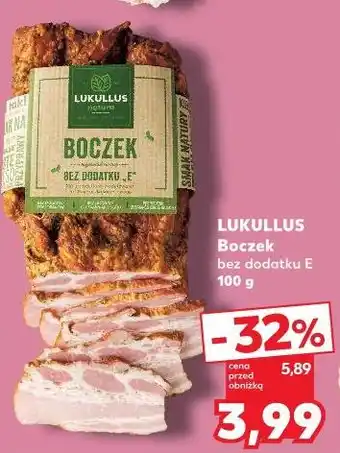 Kaufland LUKULLUS Boczek bez dodatku E oferta