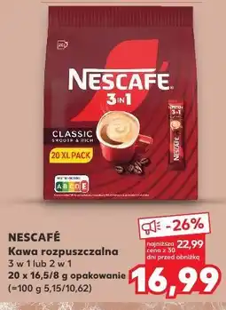 Kaufland Nescafé Kawa rozpuszczalna 3 w 1 lub 2 w 1 oferta