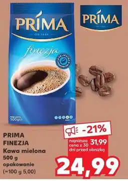 Kaufland Prima Finezja Kawa mielona oferta