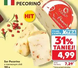Kaufland Ser Pecorino z czerwonym chili oferta