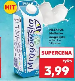 Kaufland MLEKPOL Maślanka mrągowska naturalna oferta