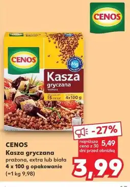 Kaufland Cenos Kasza gryczana prażona, extra lub biała oferta