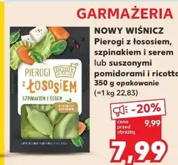 Kaufland NOWY WIŚNICZ Pierogi z łososiem, szpinakiem i serem lub suszonymi pomidorami i ricottą oferta