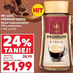 Kaufland MK Café Premium Crema Kawa rozpuszczalna oferta