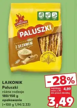 Kaufland Lajkonik Paluszki oferta