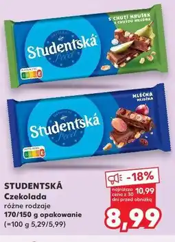 Kaufland STUDENTSKÁ Czekolada oferta