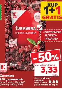 Kaufland K-Classic Żurawina oferta