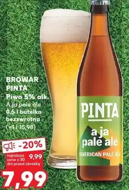 Kaufland Browar Pinta Piwo A ja pale ale oferta