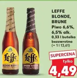 Kaufland Leffe Blonde, Brune Piwo 6,6%, 6,5% alk oferta