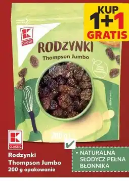 Kaufland K-Classic Rodzynki Thompson Jumbo oferta