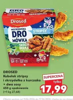 Kaufland DROSED Kubełek stripsy i skrzydełka z kurczaka oferta