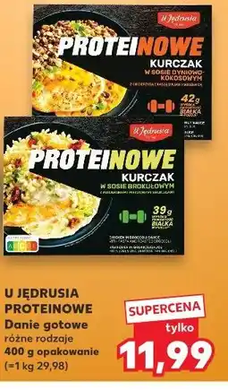 Kaufland U Jędrusia Proteinowe Danie gotowe oferta