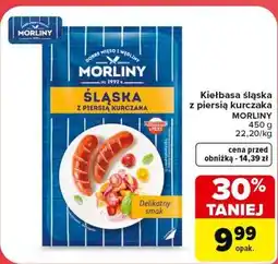 Carrefour Market MORLINY Kiełbasa śląska z piersią kurczaka oferta
