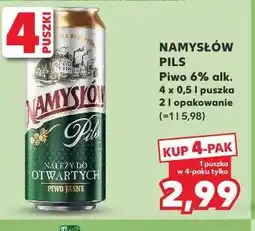 Kaufland Namysłów Pils Piwo 6% alk oferta